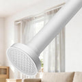 ALLZONE Adjustable Tension Curtain Rod, 40-121 inches, Heavy Duty Curtain Rods No Drilling, Anti-Slip Tension Rod for Window, Shower, Outdoor & Patio, Easy to Install, 1.26In Diameter, White