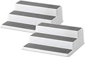 Copco Grey 2 Non-Skid 3-Tier Spice Rack Organizer for Pantry, 2-Pack, 10-Inch