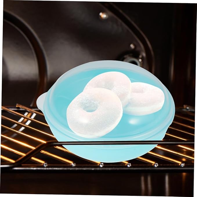 MAGICLULU 2pcs Doughnut Box for Kitchen Countertop Airtight Bread Containers for Storage