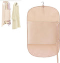 Closet Garment Press Board Organizer, Clothes Dust Cover Organizers, Space Saving Hanging Closet Compression Board, Storage Compression Bag for Down Jacket, Sweaters, Seasonal Clothes (1Pcs, Pink)