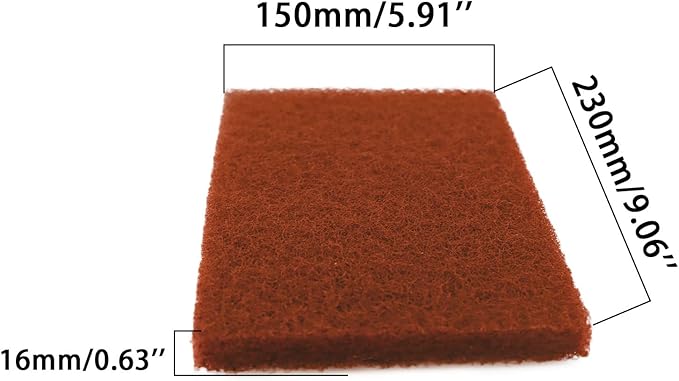 Heavy Duty Scour Pads, Non-Scratch Scrub Sponges, ULIFESTAR 5PCS Dish Scrubber Scouring Pads, Dual-Sided Reusable Household Scrub Pads for Dishes,Dish Cleaning Tool,Kitchen Scrubbers & Metal Grills