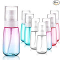 Cosywell Fine Mist Spray Bottles TSA Approved 2oz 60ml 8 Pack Leak Proof Travel Spray Bottle Empty Small Spray Bottles for Perfume Essential Oils Toners Rose Water Cosmetics (8PCS-4Colors)