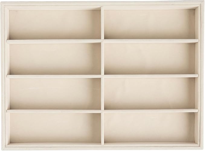 Frebeauty 8-Slot Sunglass Organizer,Velvet Sunglass Holder for Drawer | Vanity Glass Holder,Sunglass Case For Multiple Sunglass,Sunglass Tray,Glass Storage,Sunglass Box for Women,Eyeglass Organizer