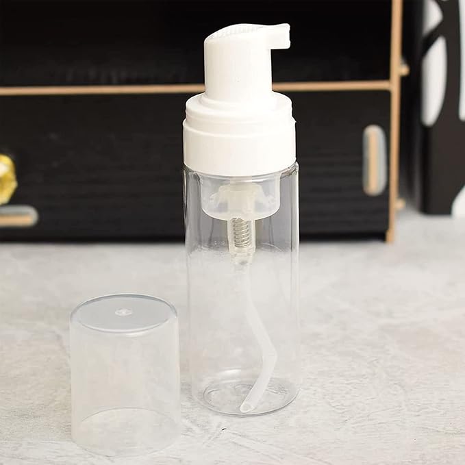 3pcs Foam Bottle Dispenser, Refillable Soap Dispenser with Transparent Empty Spray Bottles Foaming Hand Soap Dispenser Bottles 200ml/7OZ Foam Pump Dispenser Bottle