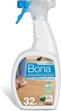 Bona PowerPlus Hardwood Floor Deep Cleaner Spray - 32 fl oz - Refillable | Oxygenated Formula and Residue-Free Floor Cleaning Solution - for Wood Floors