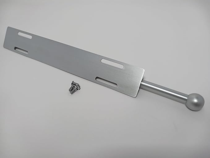 12-Inch Long Expendable and Reversible Pullout Closet Wardrobe Valet Rod with Installation screws (Matte Chrome)