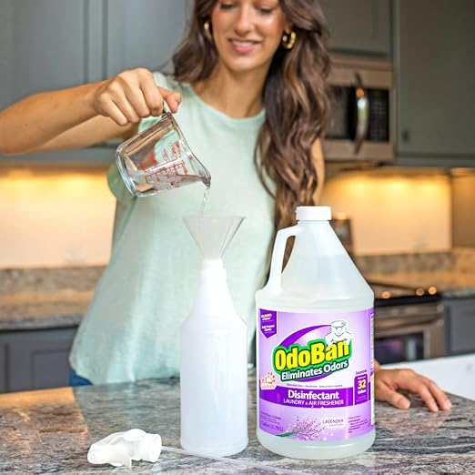 OdoBan Disinfectant Concentrate and Odor Eliminator, 2 Gallons, Lavender Scent