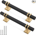 25 Pack 4 Inch Black and Gold Cabinet Pulls Black and Gold Cabinet Handles Kitchen Cabinet Pulls Dresser Drawer Pulls Kitchen Cabinet Hardware