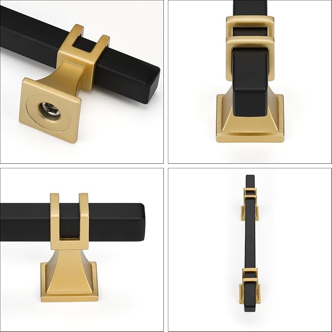 30 Pack 4 Inch Black and Gold Cabinet Pulls Black and Gold Cabinet Handles Kitchen Cabinet Pulls Dresser Drawer Pulls Kitchen Cabinet Hardware