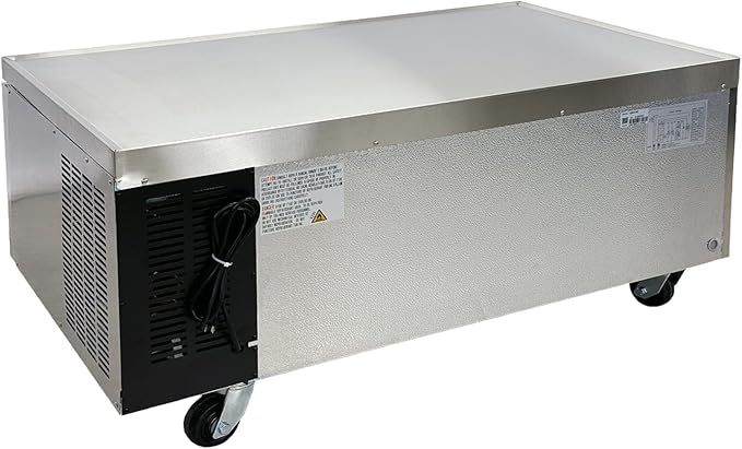 Commercial Chef Base Refrigerator, ETL Fridge Cooler, 60" W 2 Drawer