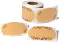MONEST (250pc/Roll) 2"x3" Stickers for Jars and Lids | Pantry, Mason Jar, Canning, Spice, and Bottle Labels (Yellow Tulip 2x3)