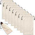 Merkfo 8-Pack Shoe Bags for Travel, One Shoe Per Bag, Fits Size 13 | Soft Drawstring Fabric Bags | 17.7 x 9.1 in | For Suitcase Packing, Gym Bags, and Closet Storage