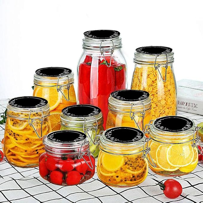 250 Pcs 2 Inch Kitchen Spice Organization Stickers Chalkboard Labels | Kitchen's Round Spice Jar Labels Herb Seasoning Kitchen Pantry Organization Stickers for Spice Jars Caps Food Containers