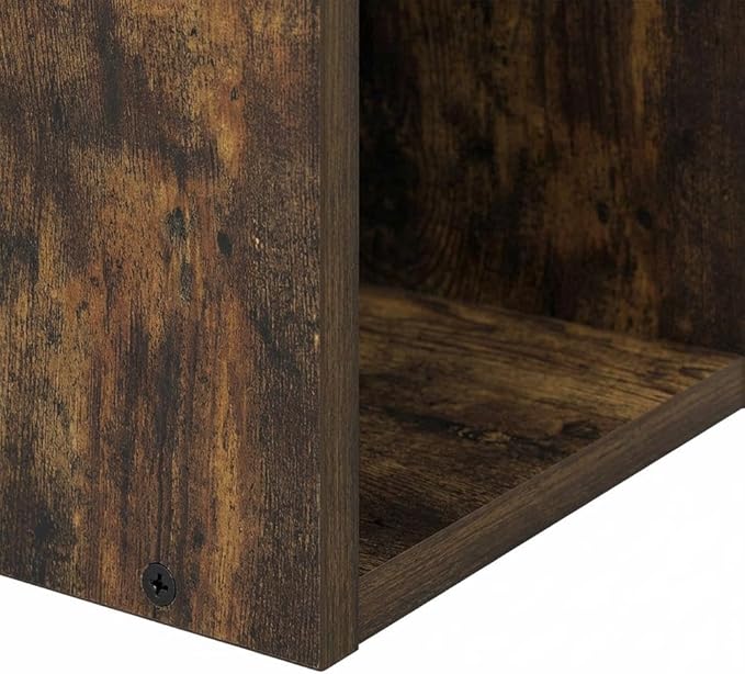 Furnifact Amber Pine Bookcase with Modern Design, Engineered Wood Construction, Sturdy Shelving, Stylish Storage Solution for Living Room or Office