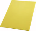 Winco Heavy-Duty Plastic Cutting Board, 12" x 18" x 1/2", Yellow (Set of 6)