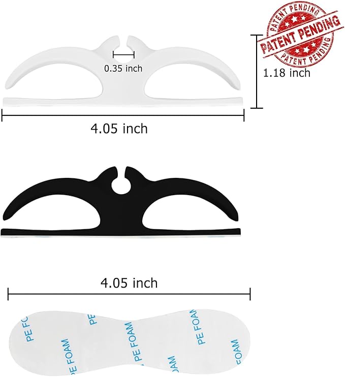 Nearockle Cord Organizer for Kitchen Appliances, Adhesive Cord Holder, Cord Winder for Storage Appliances Stick on Mixer, Blender, Coffee Maker, Pressure Cooker and Air Fryer (4 Pack)