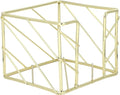Sticky Note Holder, Multifunctional Sticky Notes Holder 3.9x3.9 Inches Desktop Organizer, Gold Desk Accessories, Metal Gold Office Supplies for Home Office Decor
