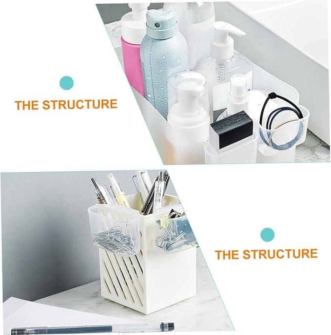 Garneck 4pcs Fridge Side Door Organizer for Sauce Bags Hanging Storage Box Fridge Accessories Material Easy Install Seasoning Packet Holder