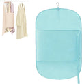 Closet Garment Press Board Organizer, Clothes Dust Cover Organizers, Space Saving Hanging Closet Compression Board, Storage Compression Bag for Down Jacket, Sweaters, Seasonal Clothes (1Pcs, Blue)