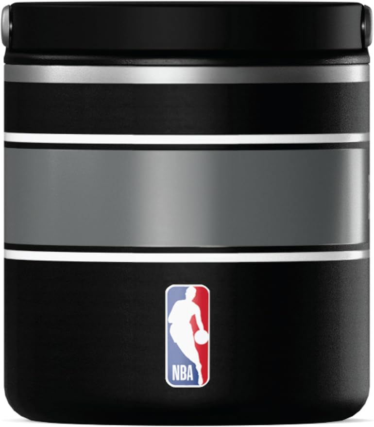 Hydrapeak x NBA Officially Licensed Brooklyn Nets 25oz Stainless Steel Vacuum Insulated Thermos Food Jar with Handle, Wide Mouth Leak-Proof Soup Thermos for Adults, 10 Hours Hot and 16 Hours Cold