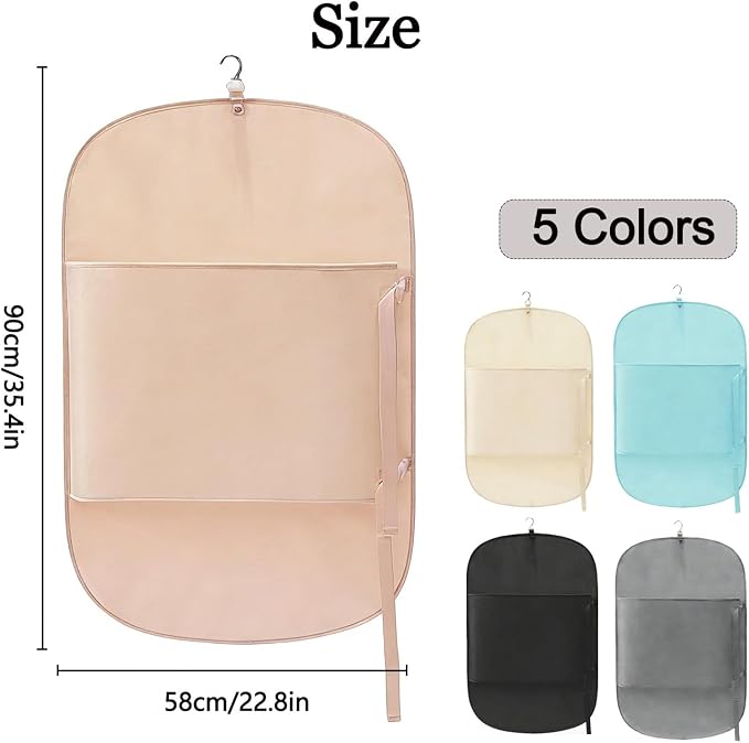Closet Garment Press Board Organizer, Clothes Dust Cover Organizers, Space Saving Hanging Closet Compression Board, Storage Compression Bag for Down Jacket, Sweaters, Seasonal Clothes (1Pcs, Blue)