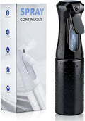 Continuous Spray Bottle, 6.8 OZ Hair Spray Bottles, Ultra-Fine Mister Spray Bottle for Hairstyling, Cleaning, Plants, Pets, Salons, and More (1 Pack)
