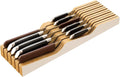 Knife Drawer Organizer (White, 11 Knives Organizer)