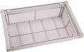 Pull Out Cabinet Storage Basket,Wardrobe Storage Organiser,Stackable Detachable Baskets Closet Storage Box,for Kitchen Office Wardrobes Cupboard Storage(White,437x20x480mm)