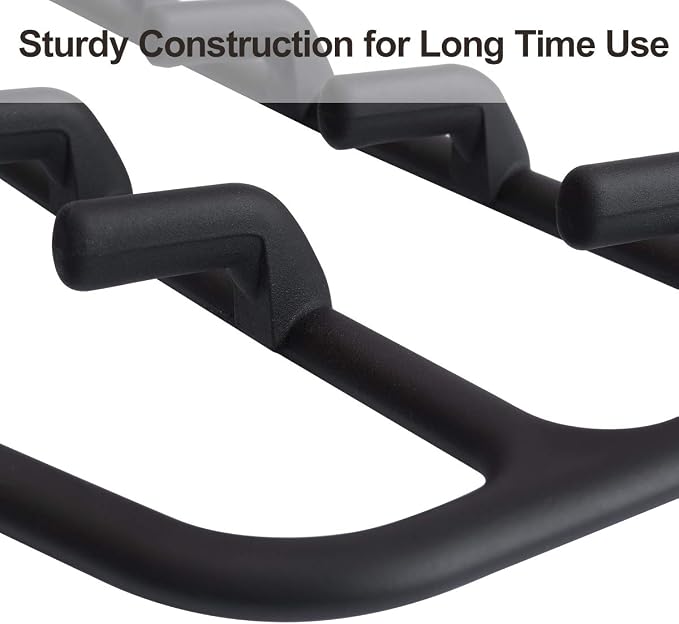 Belt Hanger, Tie Rack for Closet, Sturdy Belt Organizer with 360 Degree Swivel, 11 Large Sturdy Belt Hooks, Non Slip Rubberized Belt Rack, Black
