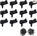 Antrader R-Type Cable Clips,3mm Cable Management Cord Organizer,100Pcs | Galvanized Steel Wire Clips Cord Clamp for Wood,Metal or Vinyl