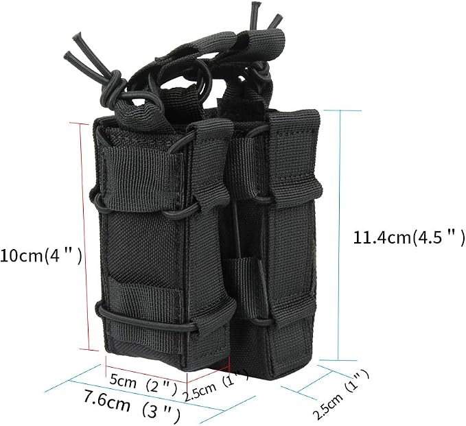 EXCELLENT ELITE SPANKER Open Top M4 M14 M16 AR15 Mag Pouch and Single Pistol Mag Pouch Flashlight Holder Magazine