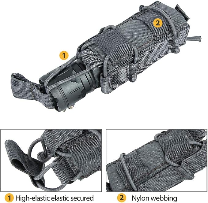 EXCELLENT ELITE SPANKER Open Top M4 M14 M16 AR15 Mag Pouch and Single Pistol Mag Pouch Flashlight Holder Magazine