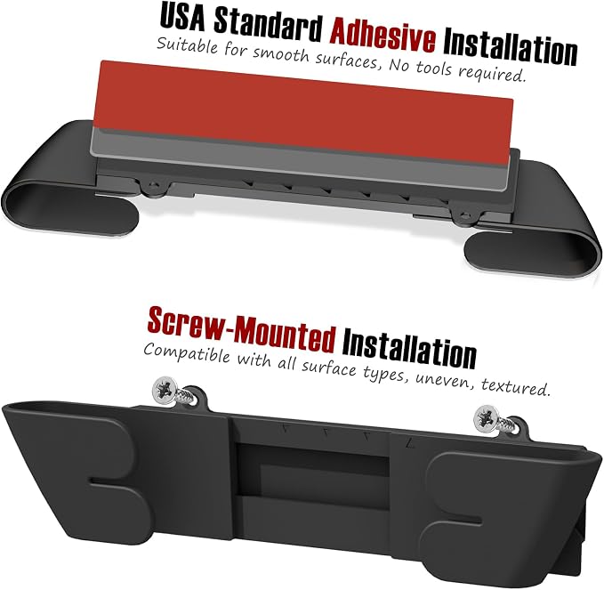 Adjustable Universal Pot Lid Holder Organizer for Cabinet - Upgraded Patented 3 Pack Pan Lids Organizers Inside Door Wall Mount Pots Top Rack for Kitchen Cupboard Fit 6" to 13" (Black)