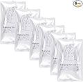 Hanging Vacuum Storage Bags for Coats, Hanging Vacuum Sealer Storage Space Saver Bags, Reusable Thickened Hanging Vacuum Bags with Hooks for Closet, for Clothes, Suits, Dresses, Coats (6 pcs-S)