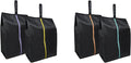 Ecoright Shoe Bags for Travel, Set of 2, 100% Recycled Water-Resistant Zipper Pouch Bags, Shoe Bags for Storage, Travel Essentials for Men & Women