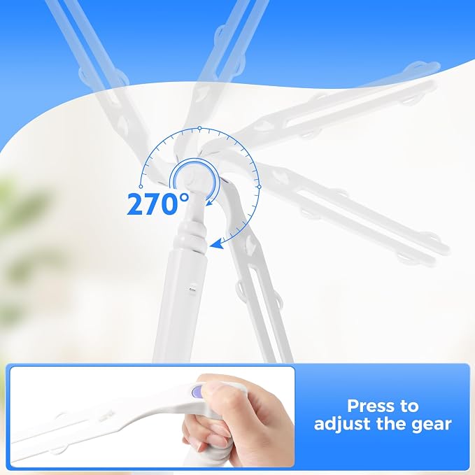 wlich 2 Replacement Extended Handles, Compatible with Swiffer Duster Refill | 10.6-28.7 In Telescopic Pole, 270 Deg Rotating Head, Durable Grip, Reaches Ceilings Fans Shelves & Corners for Home Cleaning