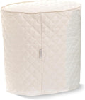 Covermates Keepsakes - Oval Appliance Cover - Dust Protection - Stain Resistant - Washable - Appliance Cover, Cream