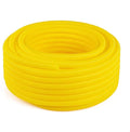 Flexible Polyethylene HDPE Non-Split Corrugated Wire Loom Tubing (Yellow, 1/2" Dia. x 100 ft)