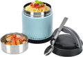 Thermo for Hot Food 33.8OZ, Vacuum Insulated Food Jar for Adults, Stainless Steel Soup Thermo Wide Mouth Leakproof Lunch Containers with Spoon for School Office
