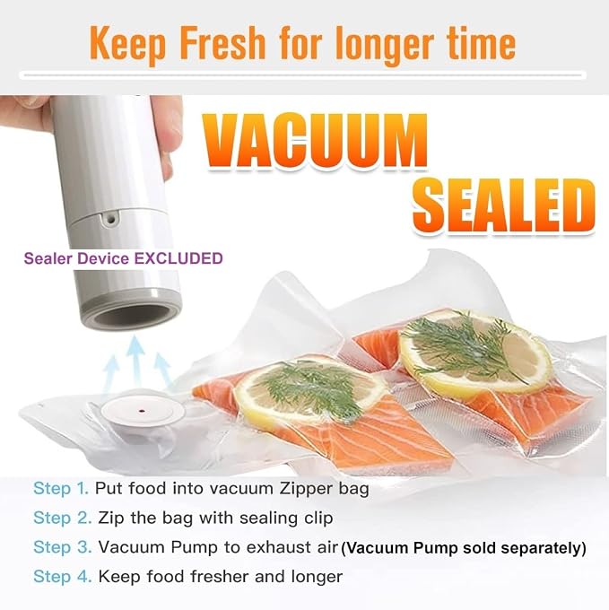 Vacuum Sealer Bags 20pcs (5 sizes)