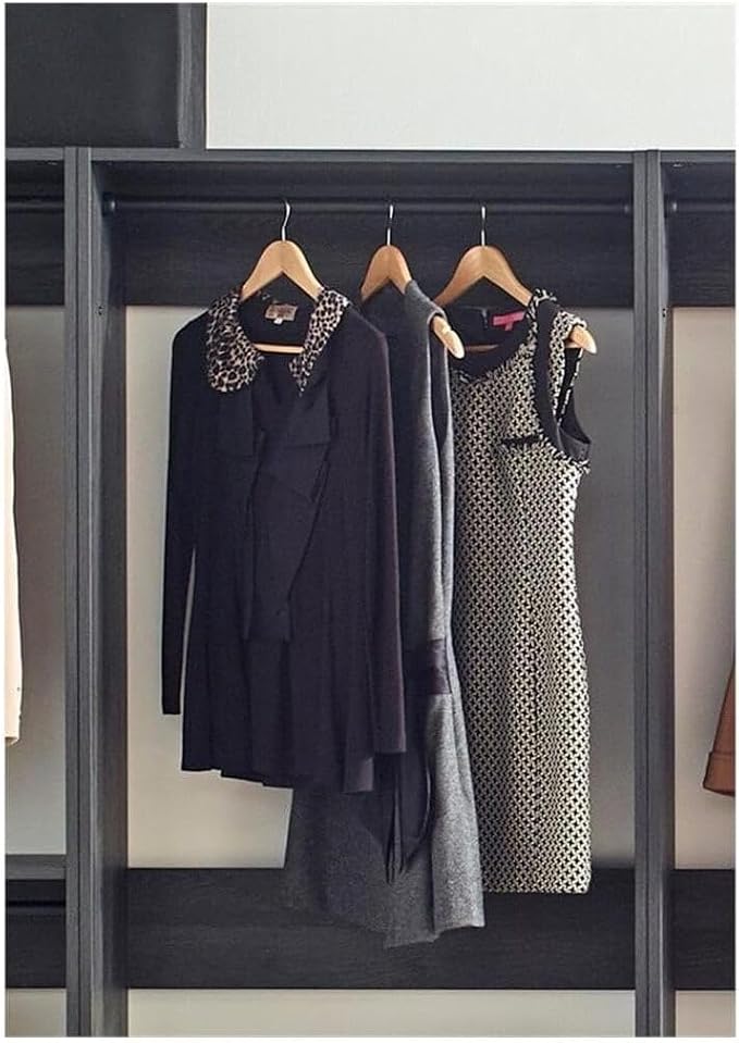Maykoosh Closet System Organizer - Customizable Walk-in Wardrobe Storage Black/Model ABCDE 5 Closet