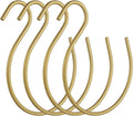 4Pcs Scarf Hanger Gold,Scarf Ring Hangers,Multi-Purpose Circle Storage Hook,for Baseball Caps,Belt,Ties,Belts,Scarves,Shawls
