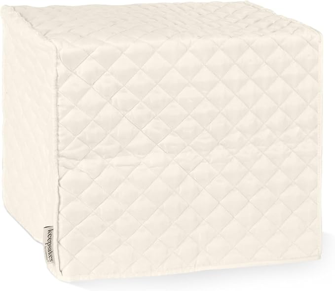 Covermates Keepsakes - Rectangular Appliance Cover - Dust Protection - Stain Resistant - Washable - Appliance Cover, Cream