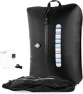 AIDONS Vacuum Travel Bags with Pump - Reusable Vacuum Compression Bags, 420D Reinforced Nylon - Tear Resistant, IP67 Waterproof & Odor-isolating, Space Saver Travel Pack Vacuum Kit(Black 33L 1PC+Pump)