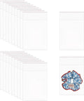 Crystal Adhesive Cellophane Bags 4x5'' 500pcs Clear Self Stick Cello Baggies 2mil OPP Poly Glassine Bags for Candy Jewelry Necklaces Snacks Nuts Gift Packaging