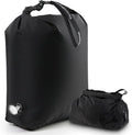 Travel Compression Laundry Bag, Pump-Free Vacuum Space Saver Bag for Dirty Clothes, Reusable Waterproof Wet Dry Bag, Travel Laundry Bag for Luggage, Packing, Suitcase (1 Pcs)（Black, M)