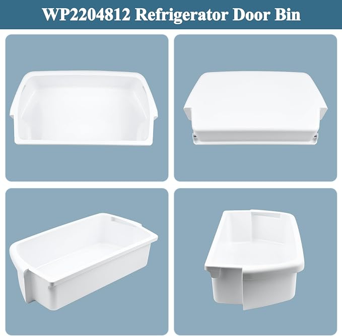 Cenipar WP2204812 2204812 Refrigerator Door Shelf Bin Replacement, Compatible with Whirlpool Kenmore Refrigerator 2204812 Replace WRT311FZBM00 AP6006531 PS11739606