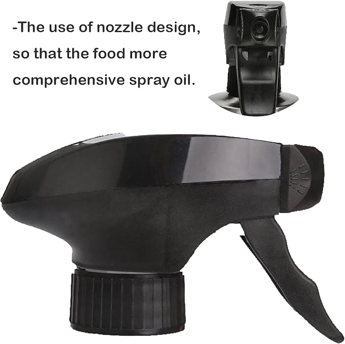 BIGWE Stainless Steel Olive Oil Sprayer Bottle, 17 Oz/500ml Sauce Vinegar Sprayer Dispenser, Water Sprayer Bottle,Kitchenware Tools for Cooking, Frying, BBQ and Grilling