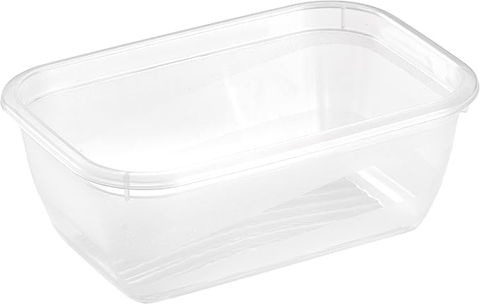 keeeper fredo fresh food storage containers, 5 pieces, 5 x 0.5 l, crystal grey (transparent)