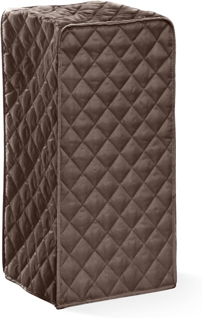 Covermates Keepsakes Square Appliance Cover – Quilted Kitchen Appliance Cover for Countertop Storage – Dust Protection – Stain Resistant – Washable – Slip-On Appliance Design, Bronze